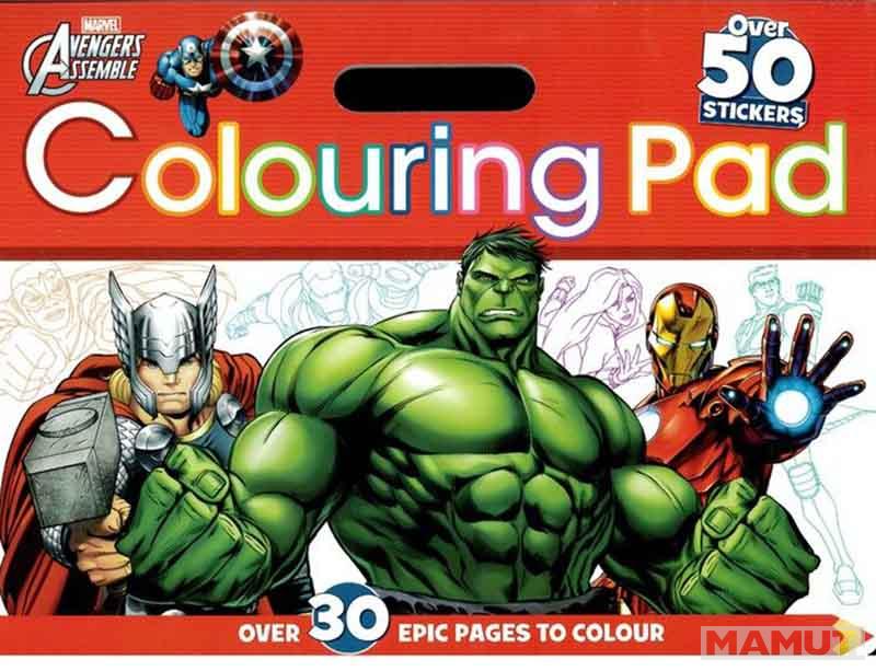 MARVEL AVENGERS COLOURING 