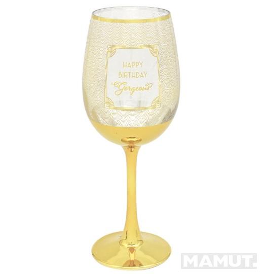 Čaša za vino HAPPY BIRTHDAY 