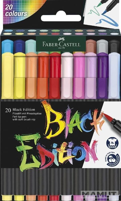 Flomasteri FABER CASTELL BLACK EDITION 1/20 