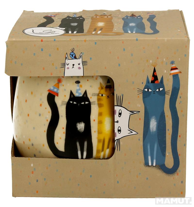 Šolja za čaj sa infuzerom CAT’S WORLD - PARTY