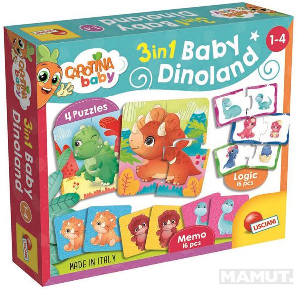CAROTINA edukativna slagalica BABY DINO 3D - LISCIANI 