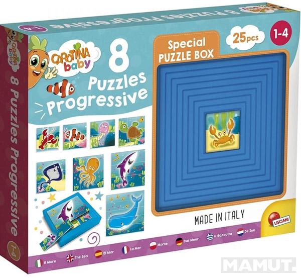 CAROTINA edukativna slagalica PROGRESSIVE 8 PCS - LISCIANI 