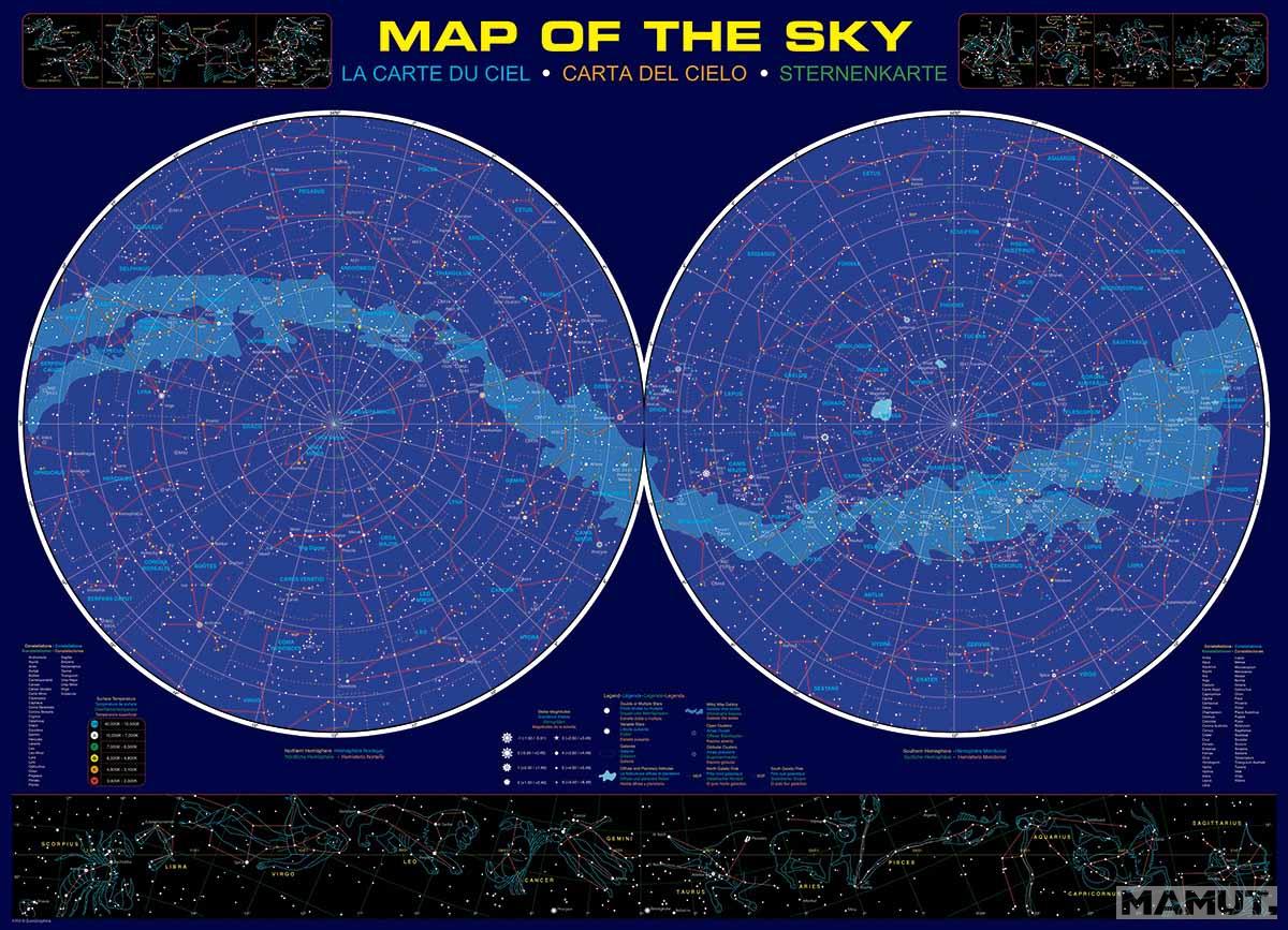 Puzzle 1000 MAP OF THE SKY 