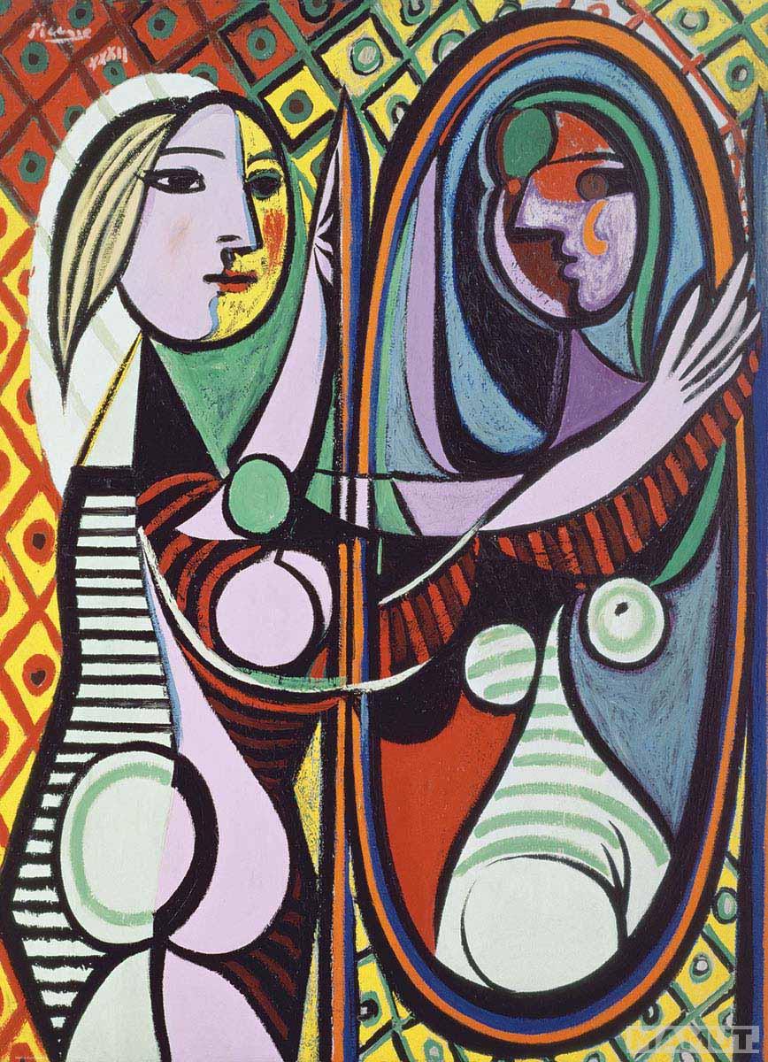 Puzzle 1000 GIRL INFRONT OF MIRROR Picasso 
