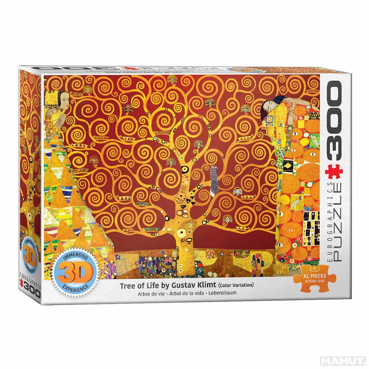 Puzzle 300 sa 3D efektom TREE OF LIFE BY KLIMT 