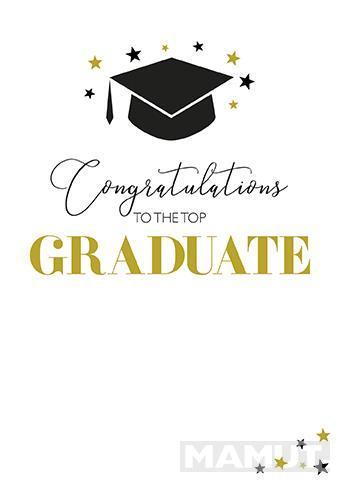 Čestitka za diplomiranje TOP GRADUATE 