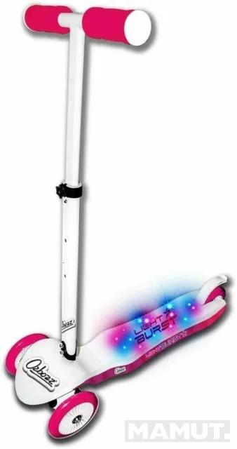 Dečiji trotinet sa tri točka LIGHT BURST PINK-WHITE 