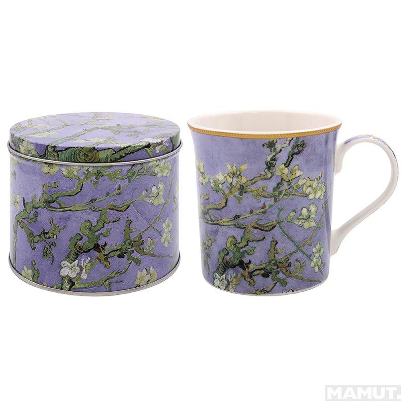 Porcelanska šolja u metalnoj kutiji ALMOND BLOSSOM 