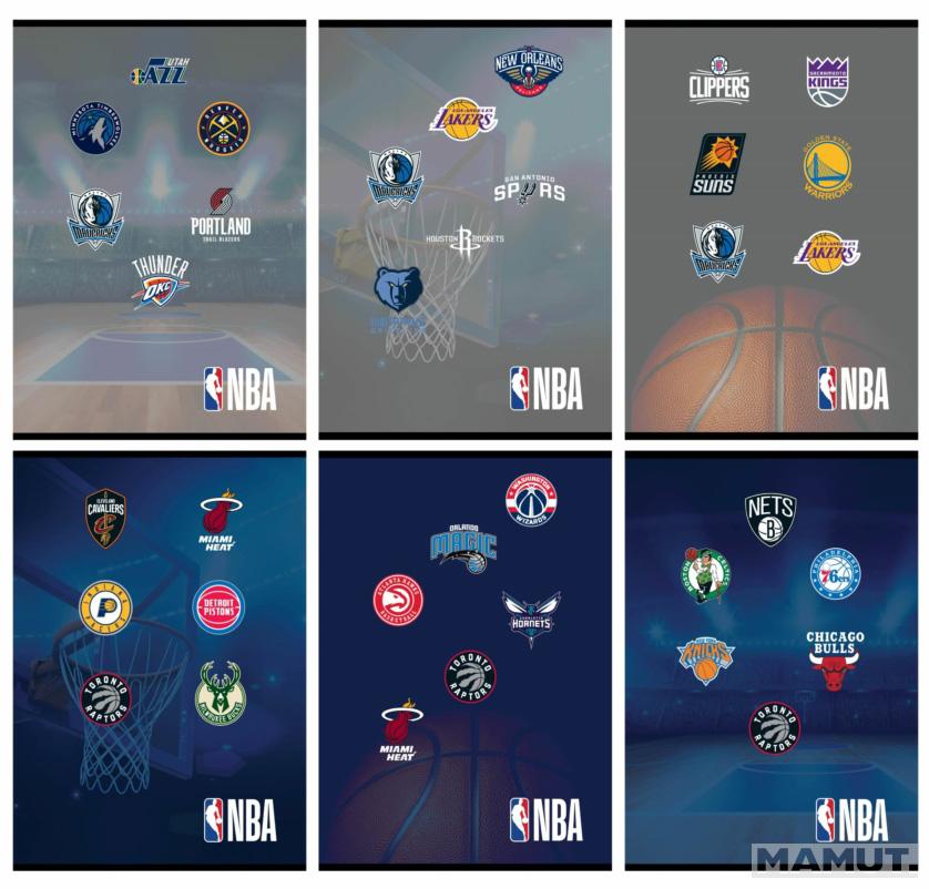 Sveska A4 linije NBA 