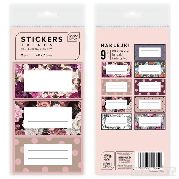 Set etiketa za sveske TRENDS 