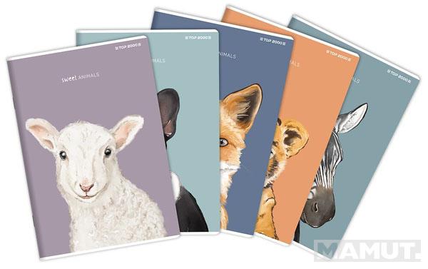 Sveska A5 dikto, 60 lista ANIMAL 