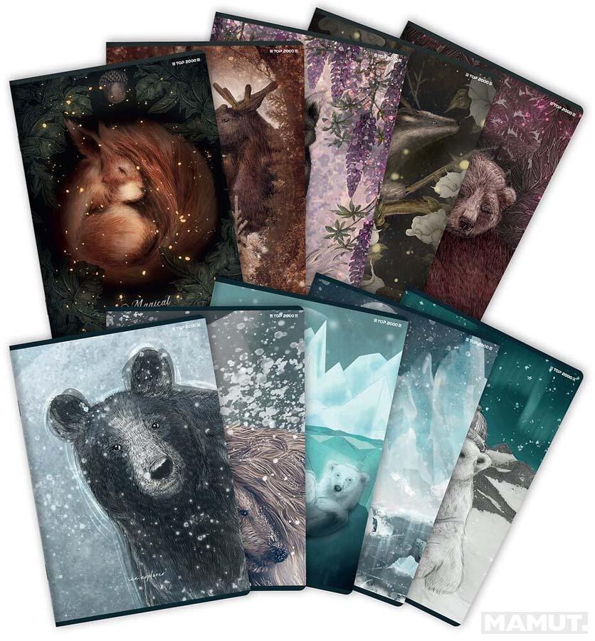 Sveska A5 dikto, 60 lista FOREST 