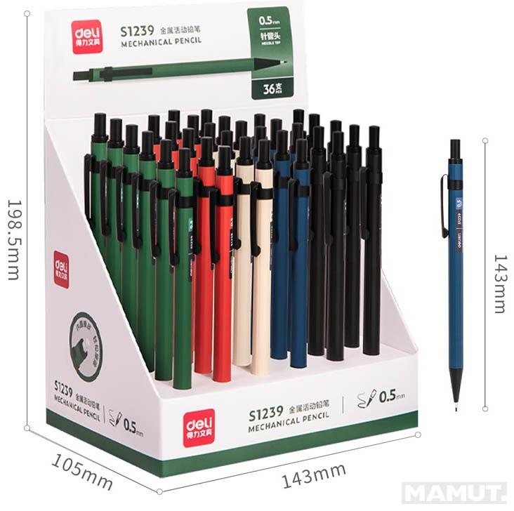 TEHNIČKA OLOVKA SA GUMIRANIM TELOM 0,5mm 1/36 