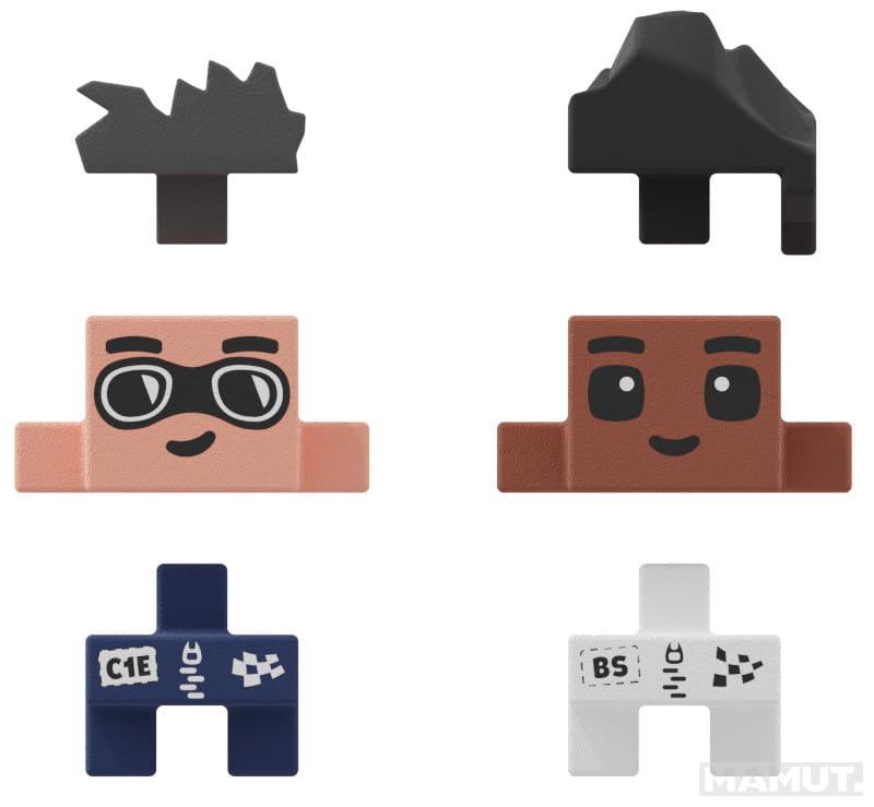 Kocke za slaganje TRKA -  80kom 