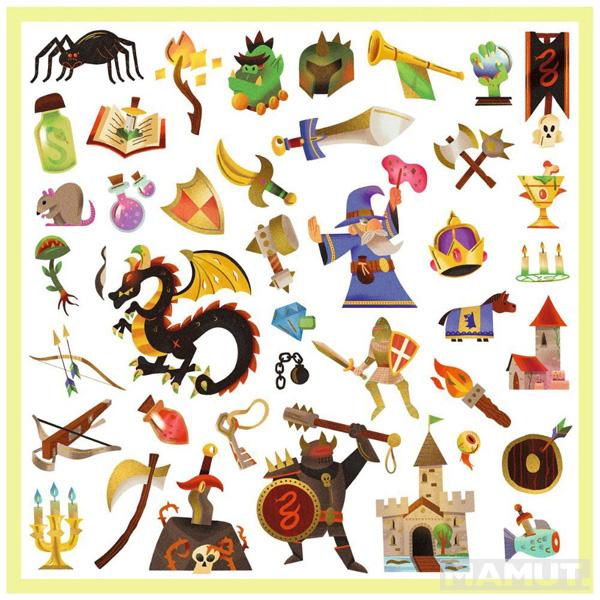 Stikeri MITSKA STVORENJA - 160 kom 