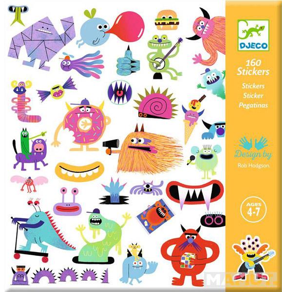 MONSTER stikeri 160kom 