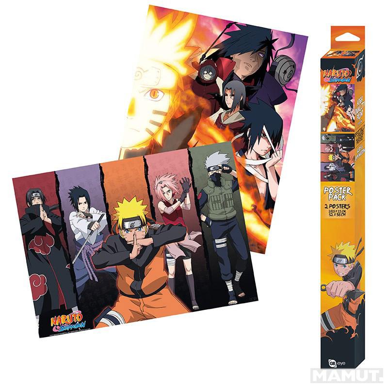 Set dva postera NARUTO SHIPPUDEN 