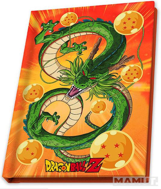 DRAGON BALL poklon set, notes, bedž i čaša 400ml 