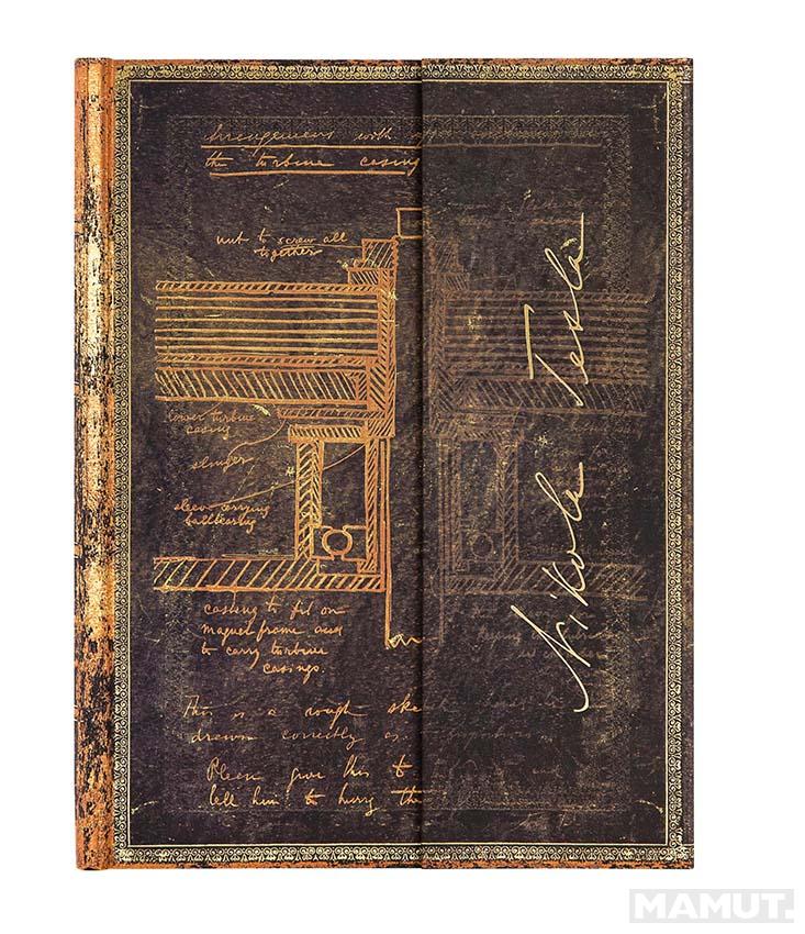 Notes 18x23cm EMBELLISHED MANUSCRIPTS TESLA, SKETCH OF 