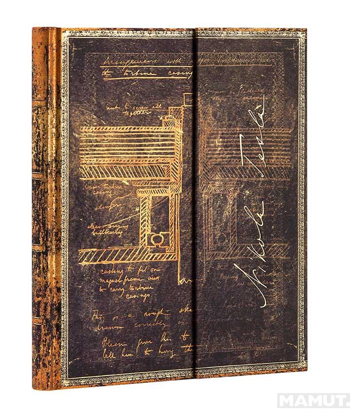 Notes 18x23cm EMBELLISHED MANUSCRIPTS TESLA, SKETCH OF 