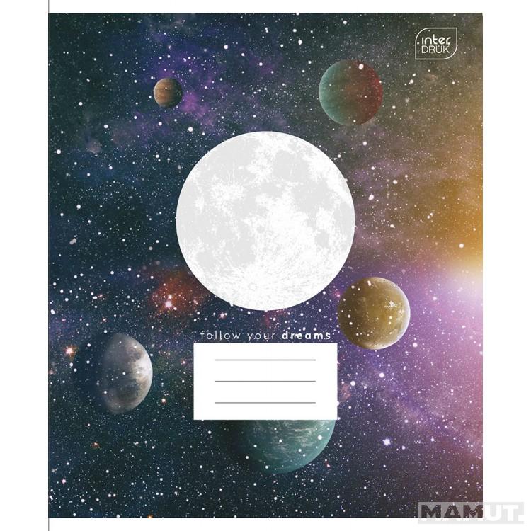 Sveska A5 na kvadratiće GALAXY - VIŠE MOTIVA 