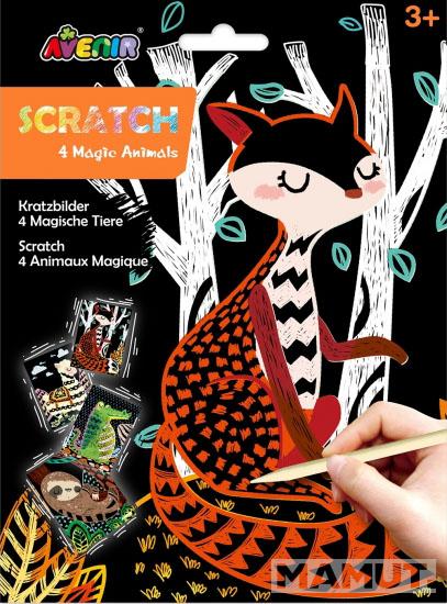 Kreativni set SCRATCH 4 MAGIC -ŽIVOTINJE 