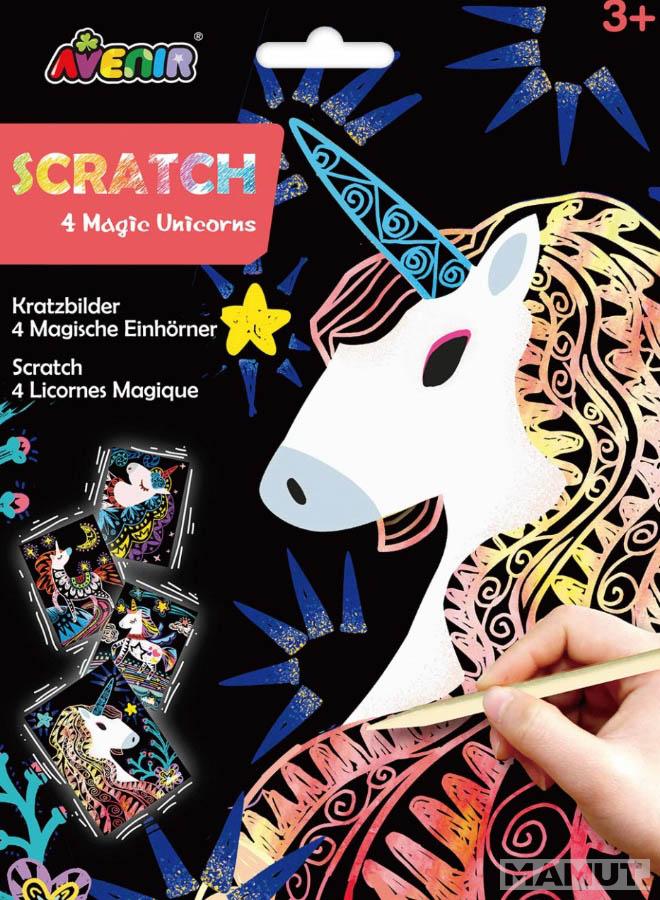 Kreativni set SCRATCH 4 MAGIC - JEDNOROZI 