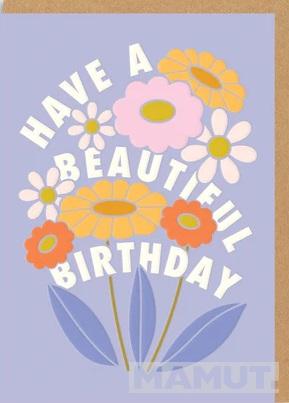 Rođendanska čestitka HAVE A BEAUTIFUL BIRTHDAY 