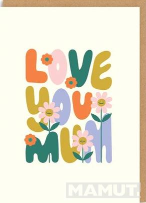 Čestitka LOVE YOU MUM 