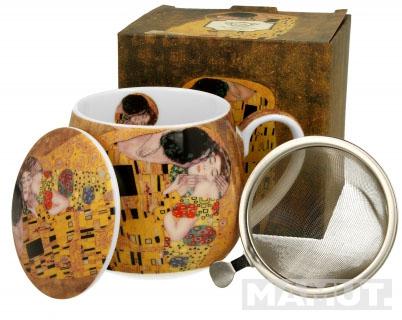 Šolja sa infuzerom THE KISS CLASSIC GUSTAV KLIMT - 430ml 