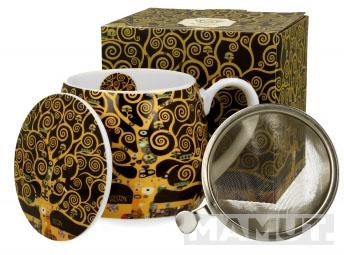 Šolja sa infuzerom TREE OF LIFE GUSTAV KLIMT - 430ml 
