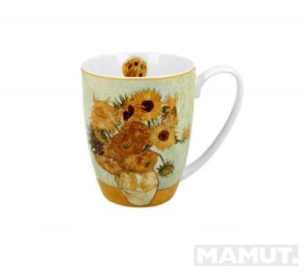 Velika porcelanska šolja SUNCOKRETI VAN GOGH - 380ml 