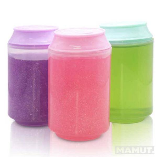 Ljigavac jarkih boja sa sa šljokicama u kantici 