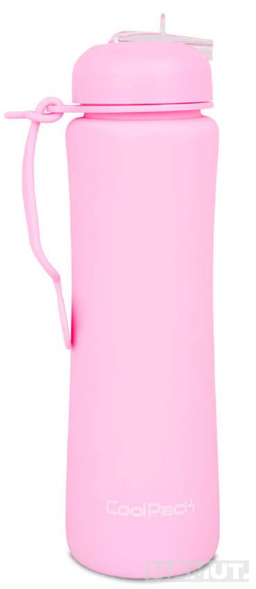 Silikonska flašica za vodu PINK - 600ml 