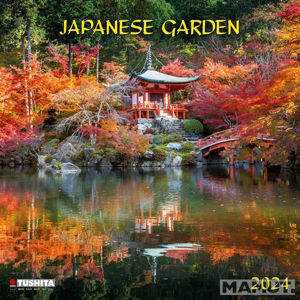 Zidni kalendar JAPANESE GARDEN 2024 