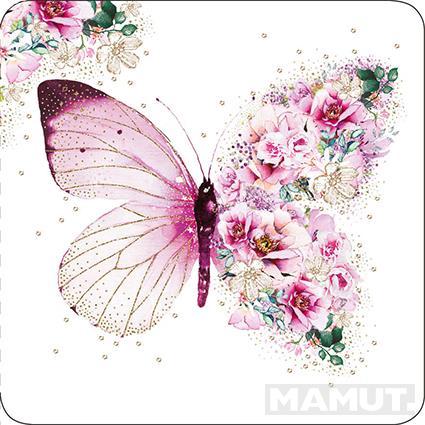 Čestitka BUTTERFLY FLOWERS 