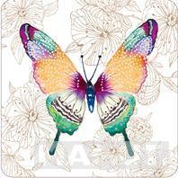 Čestitka TROPICAL BUTTERLY 