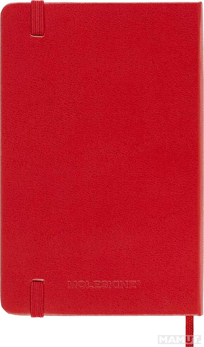 Planer MOLESKINE 2024 Scarlet Red 9x14cm (tvrde korice) 