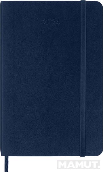 MOLESKINE rokovnik 2024 MP - PLAVI 9x14cm 