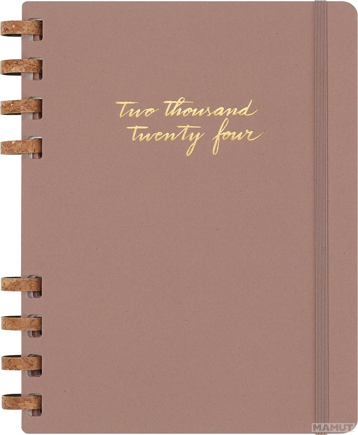 Planer XL MOLESKINE 2024 Crush Almond (tvrde korice) 