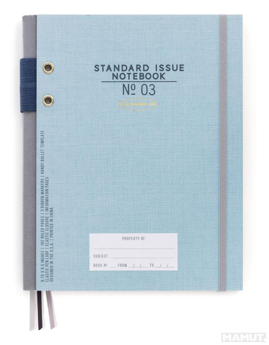 Notes i planer A5 NO.03 BLUE 