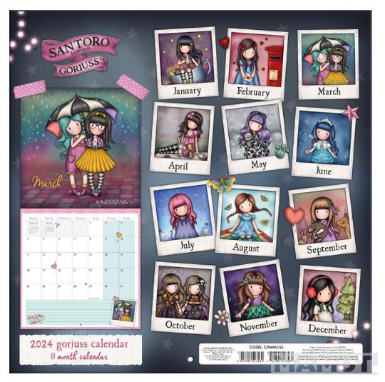 Zidni kalendar 2024 GORJUSS FAIRY DUSK 