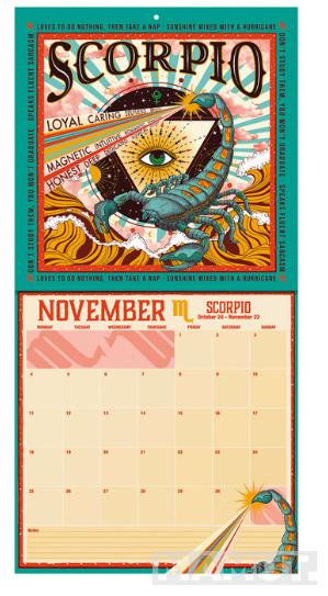 Zidni kalendar 2024 GORJUSS ZODIAC 