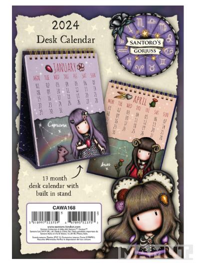 Stoni kalendar 2024 GORJUSS ZODIAC CONSTELLATIONS 