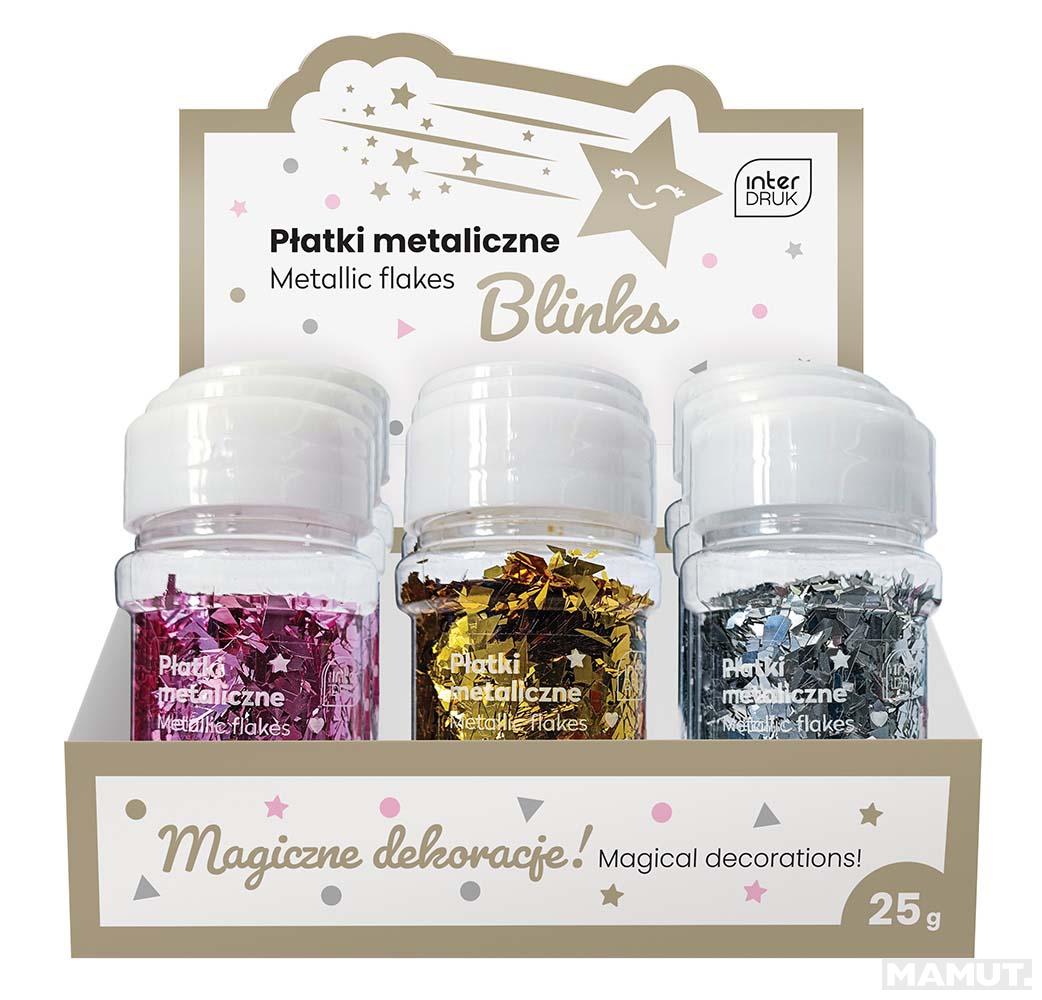 Konfete za dekoraciju 25g METALIK 
