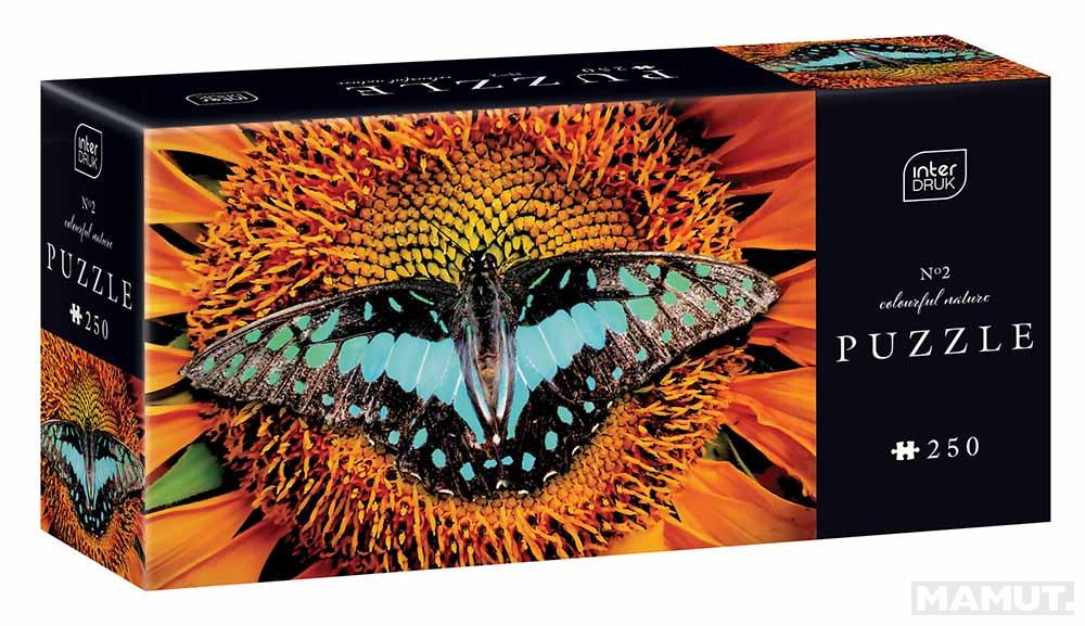 PUZZLE 250kom COLOURFUL NATURE BUTTERFLY 