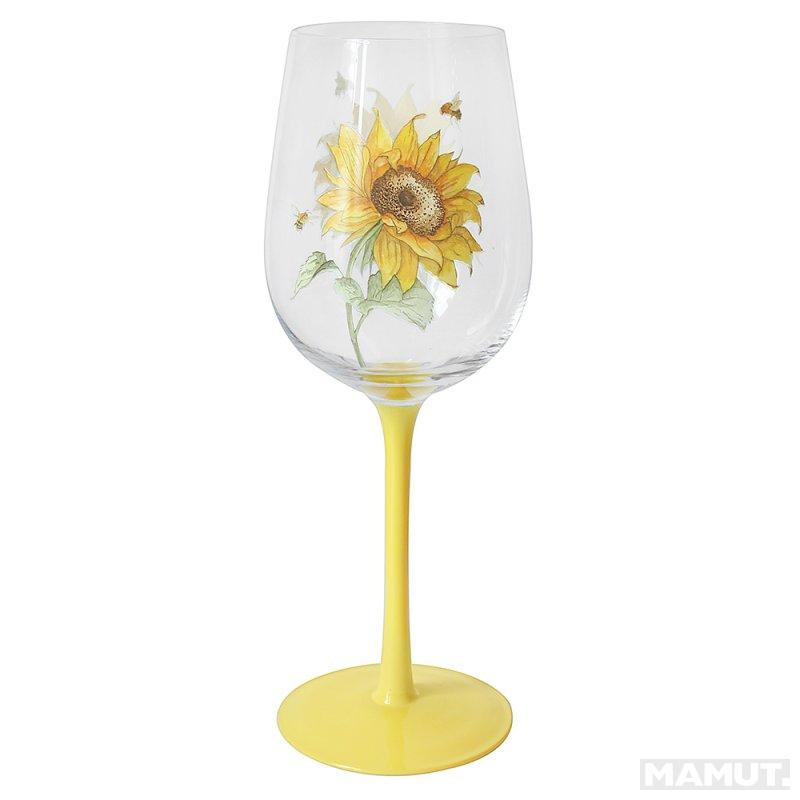 Čaša za vino BEE-TANICAL SUNFLOWERS 