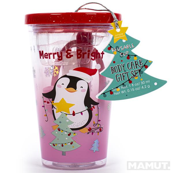 Novogodišnji kozmetički set u čaši