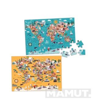 PUZZLE Piktografska mapa sveta 