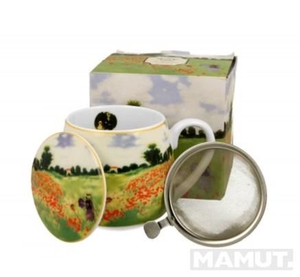 Velika šolja za čaj sa infuzerom POPPY FIELD MONET 